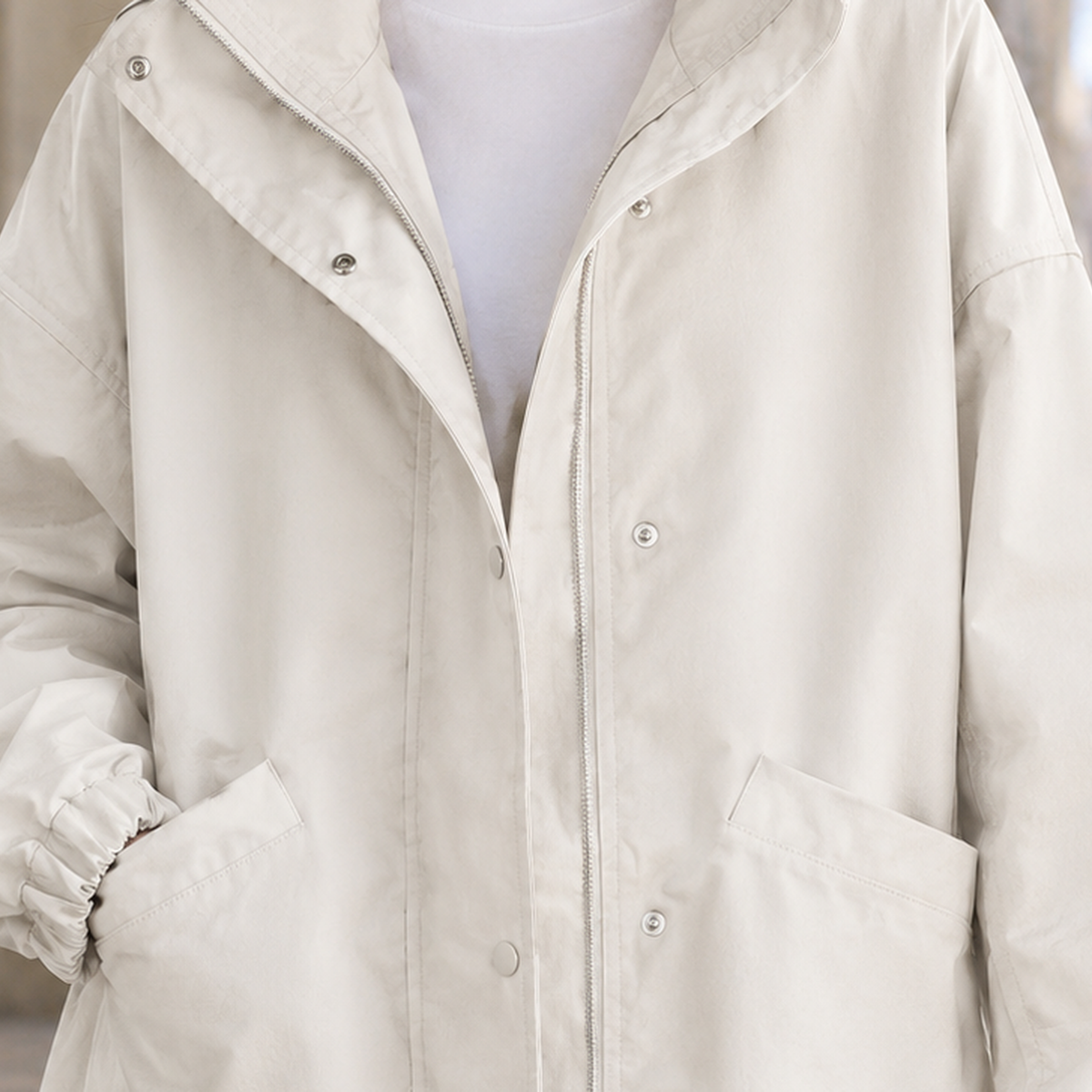Jasmine Stand Collar Jacket - Lead Product Detail