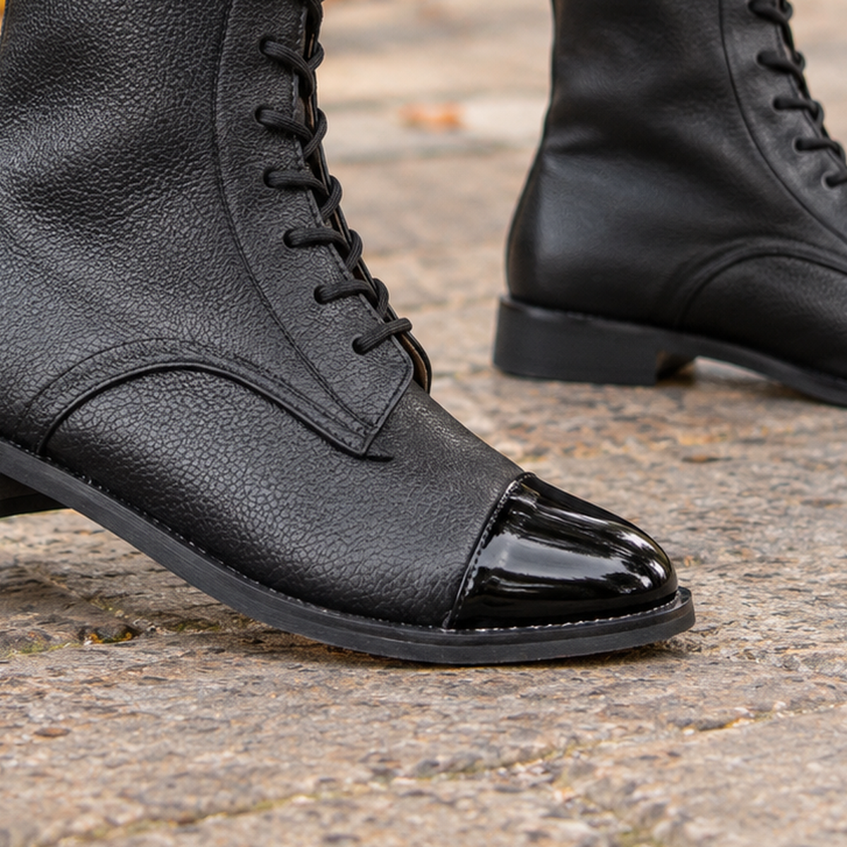 Marconi Patent Toe Boots - Lead Product Detail