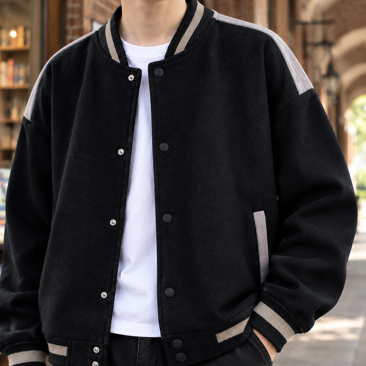 Montague Varsity Jacket - Lead Product Detail