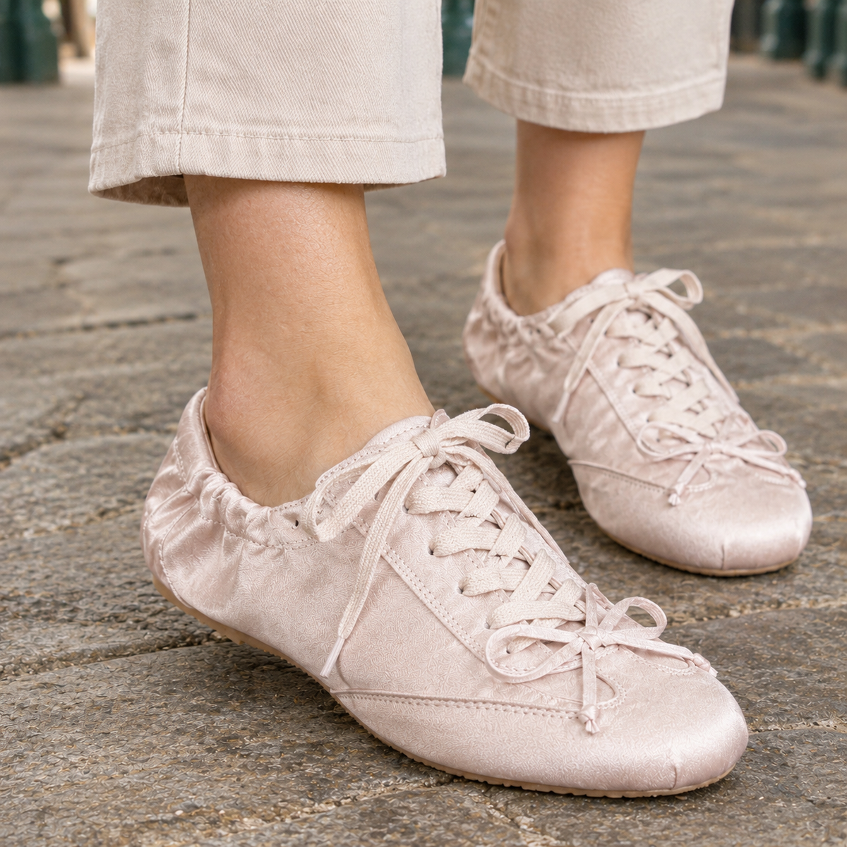 Casale Bow Sneakers - Lead Product Detail