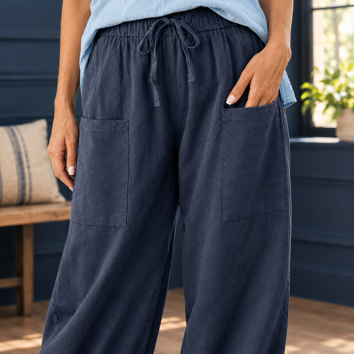 Estelle Relaxed Pants - Lead Product Detail