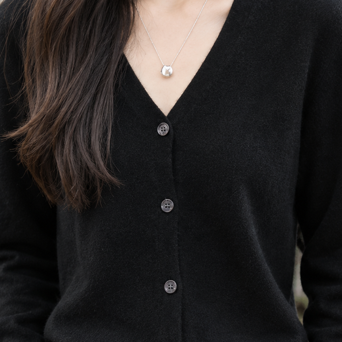 Violetta V-Neck Cardigan - Lead Product Detail