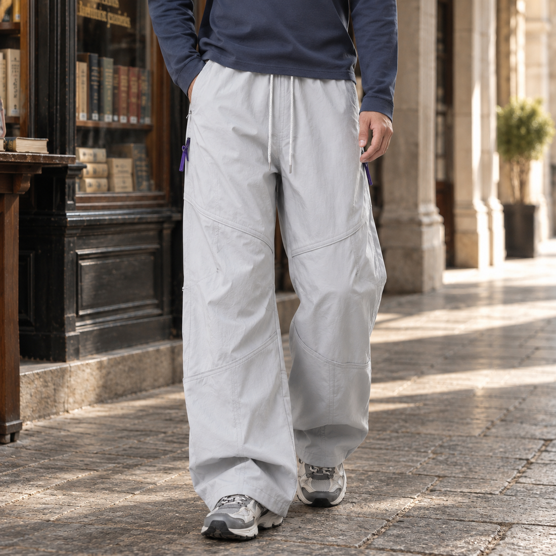 Augustin Wide Leg Pants - Lead Product Detail