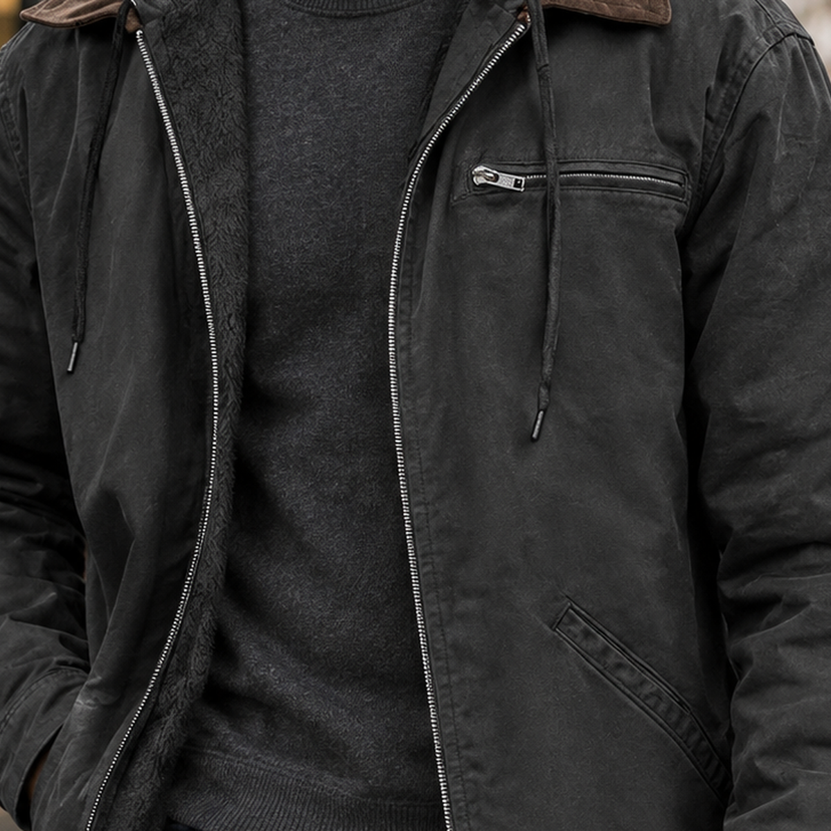 Timothy Hooded Jacket - Lead Product Detail