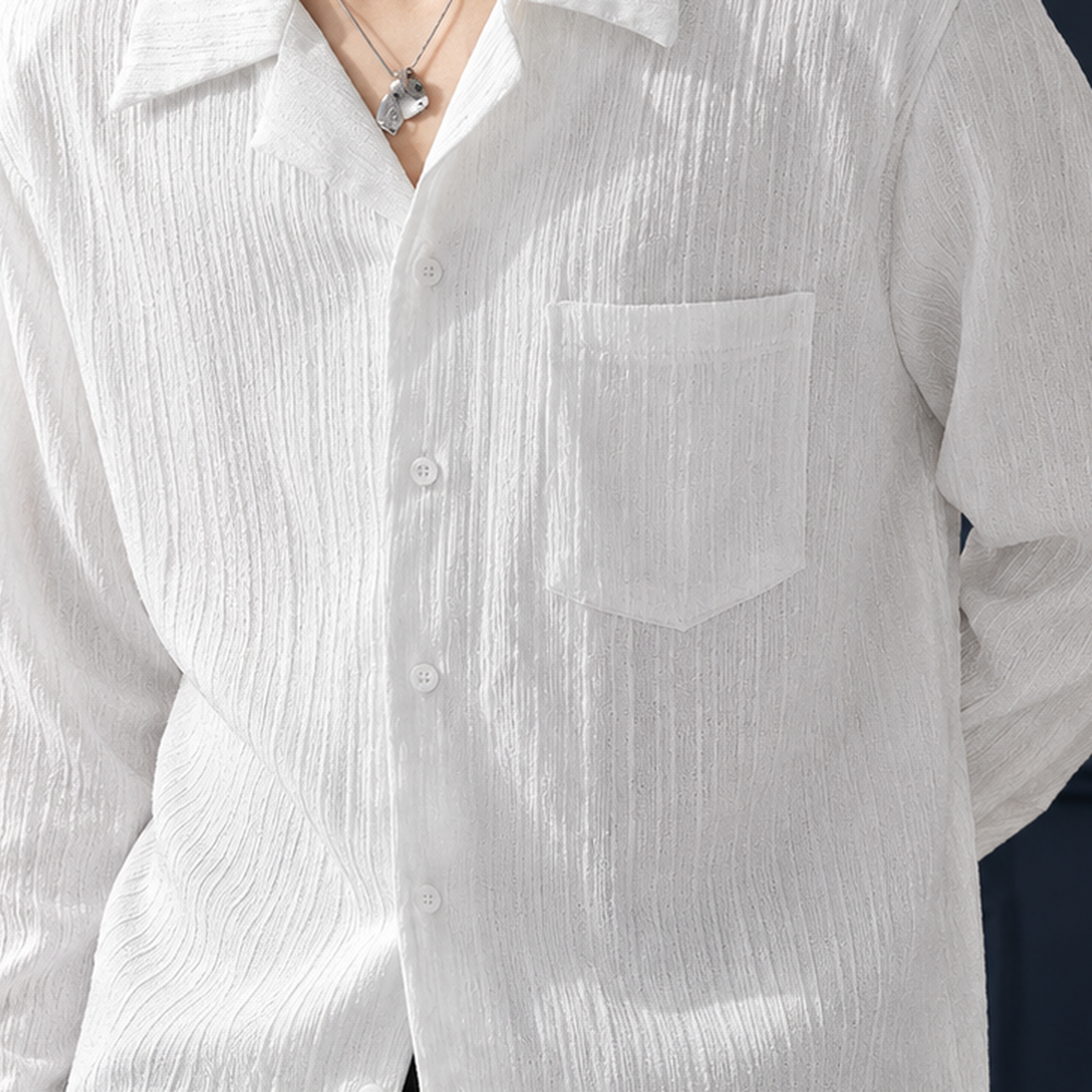 Kasimir Cuban Shirt - Lead Product Detail