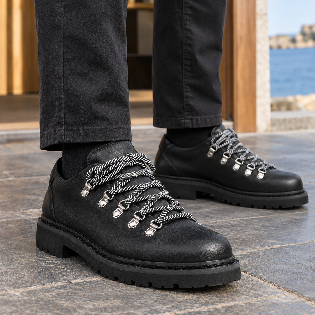 Bertolini Lace Up Derbies - Lead Product Detail