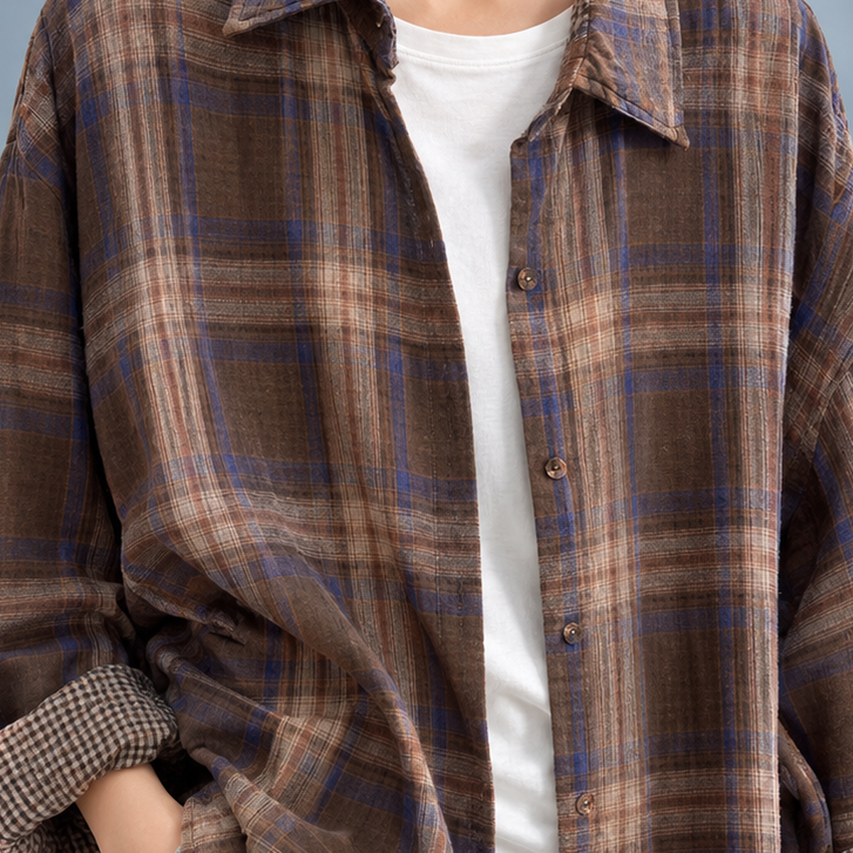 Lancelot Relaxed Overshirt - Lead Product Detail