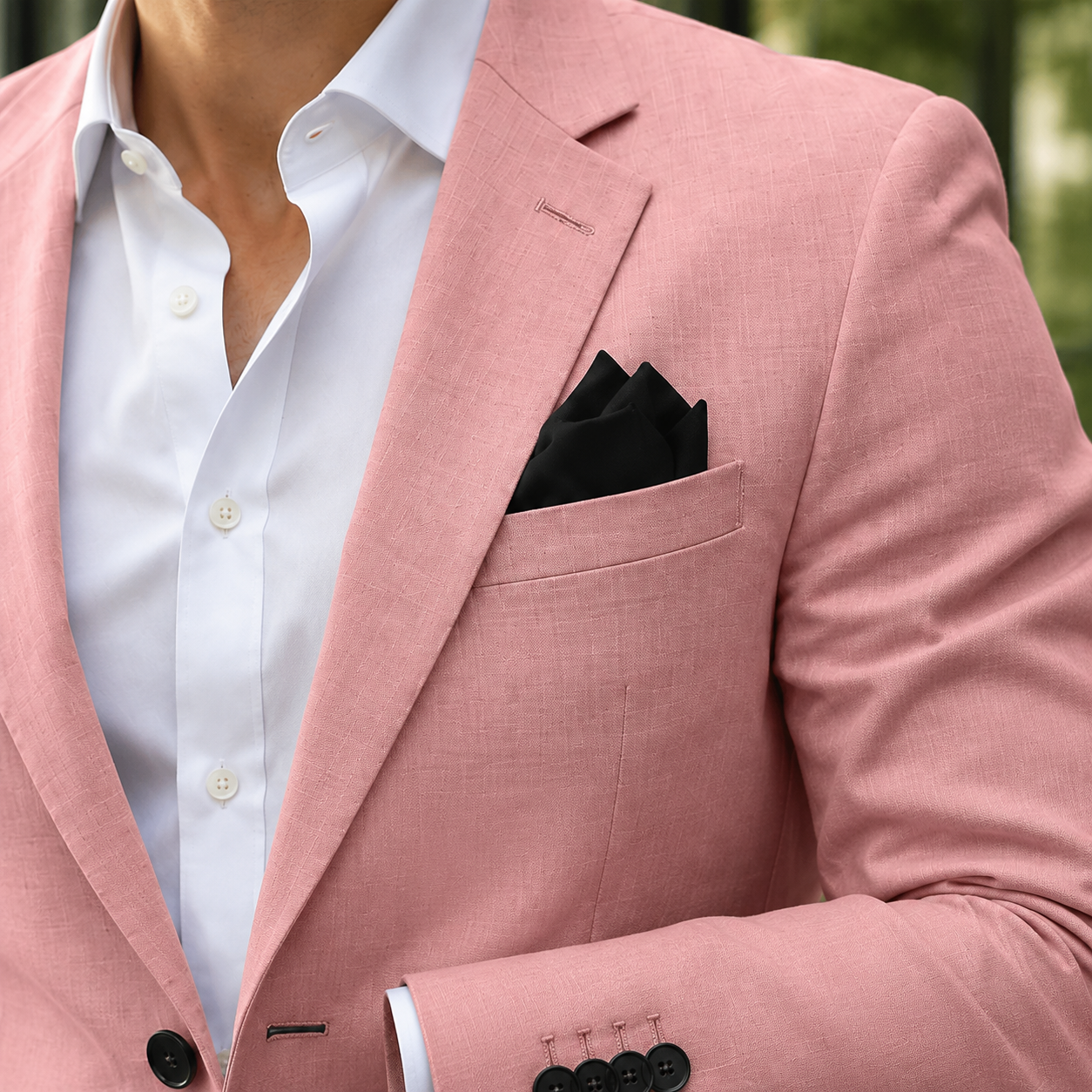 Gustav Slim Fit Blazer - Lead Product Detail