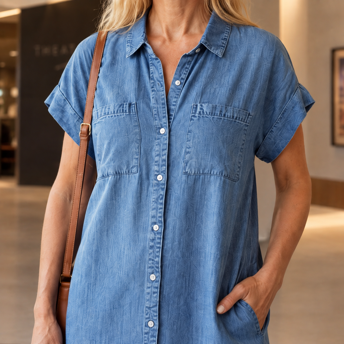 Winona Relaxed Shirt Dress - Lead Product Detail