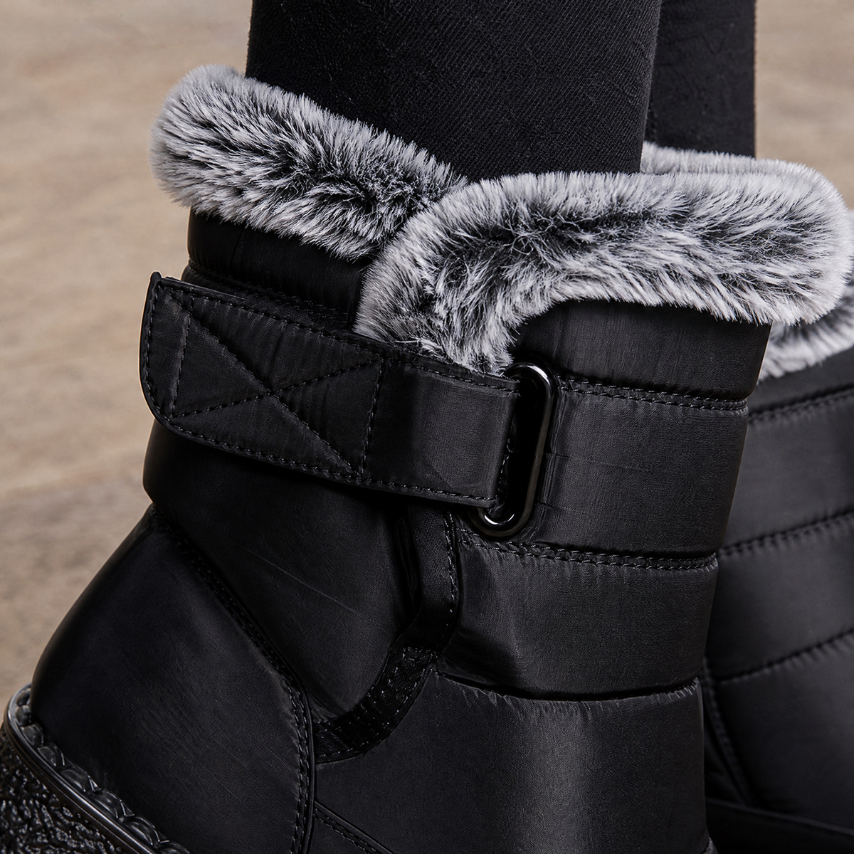 Giuliani Fur-Trim Boots - Lead Product Detail