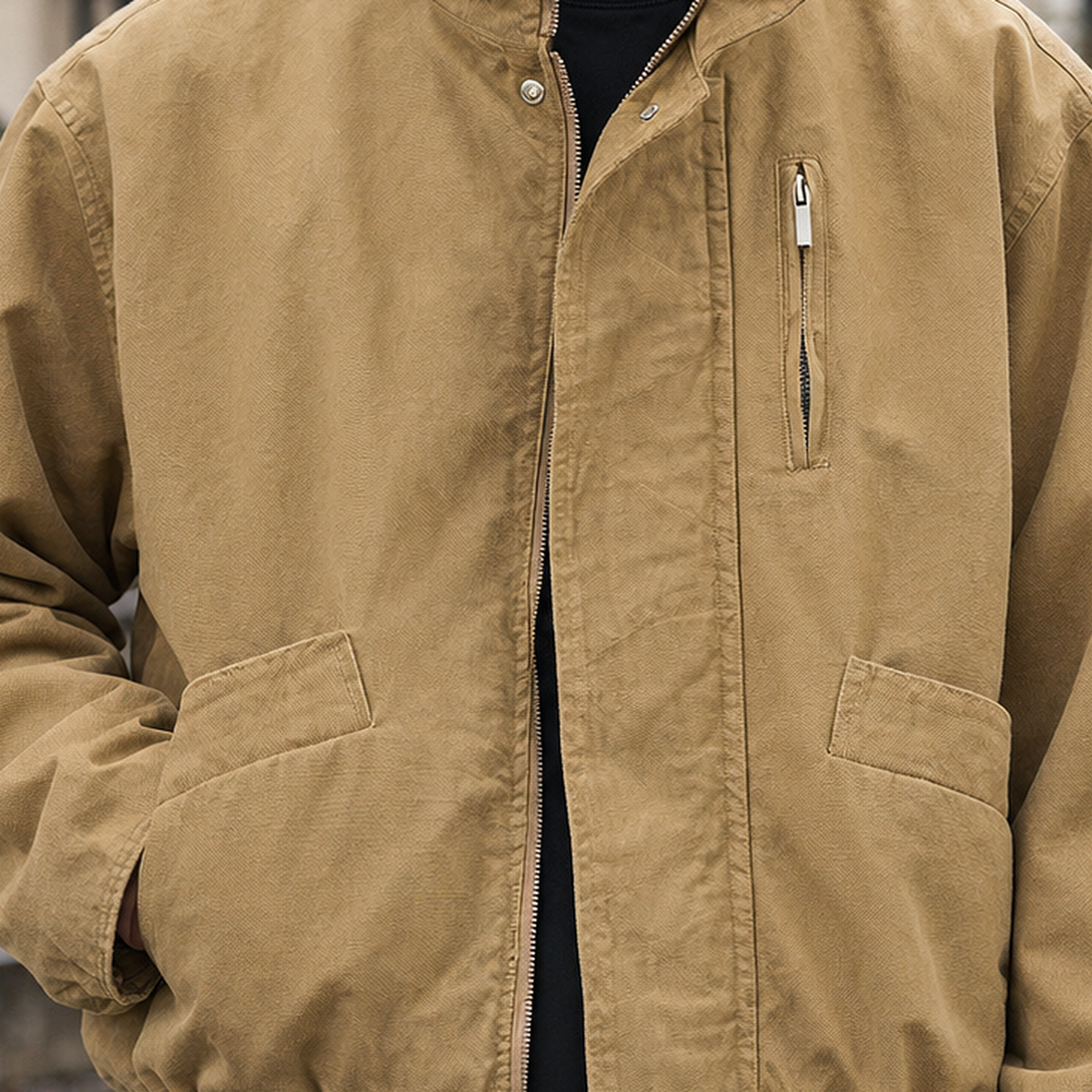 Leo Utility Jacket - Lead Product Detail