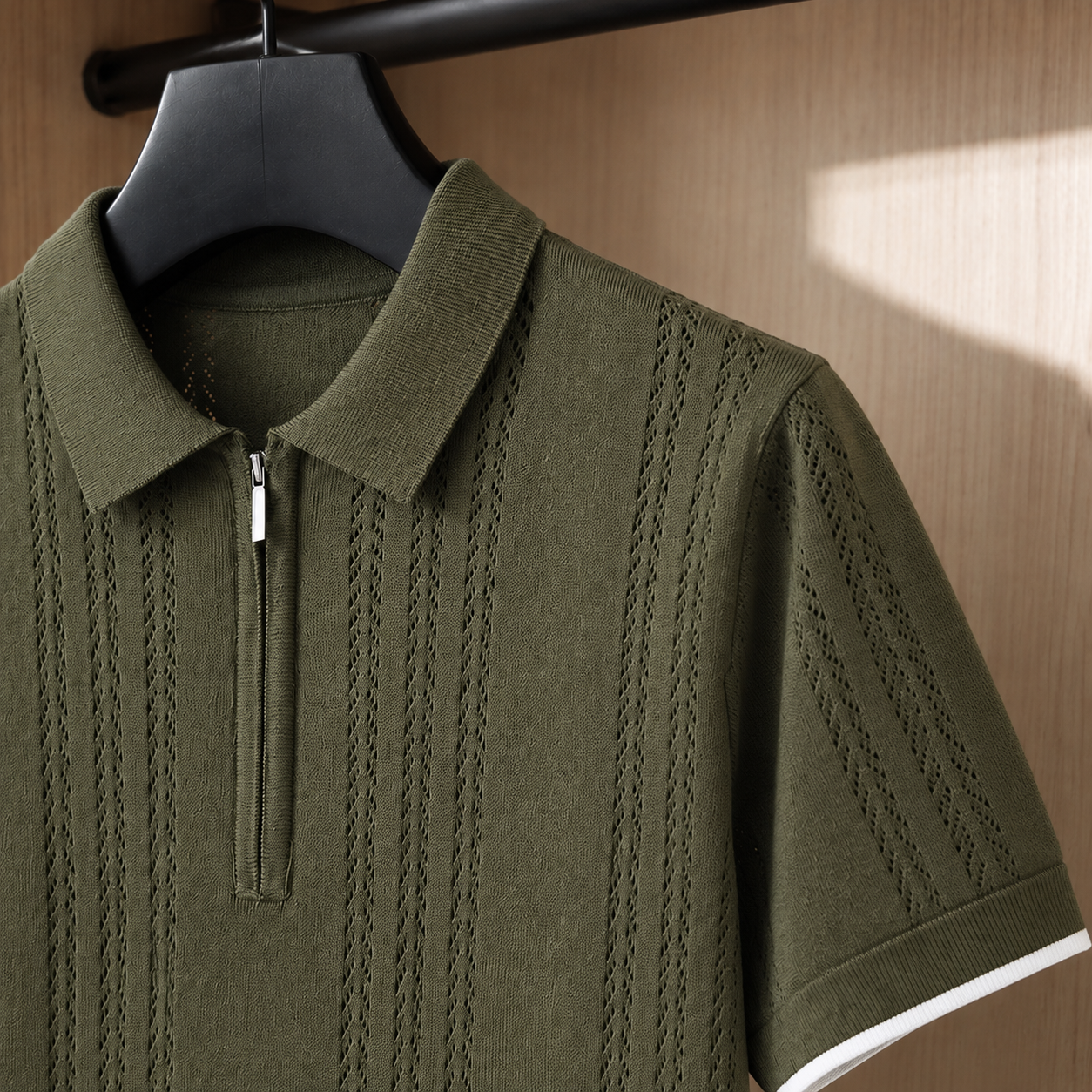 Felix Half-Zip Polo - Lead Product Detail