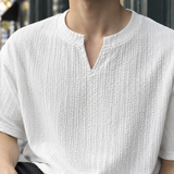 Amaury Split Neck Top - Lead Product Detail
