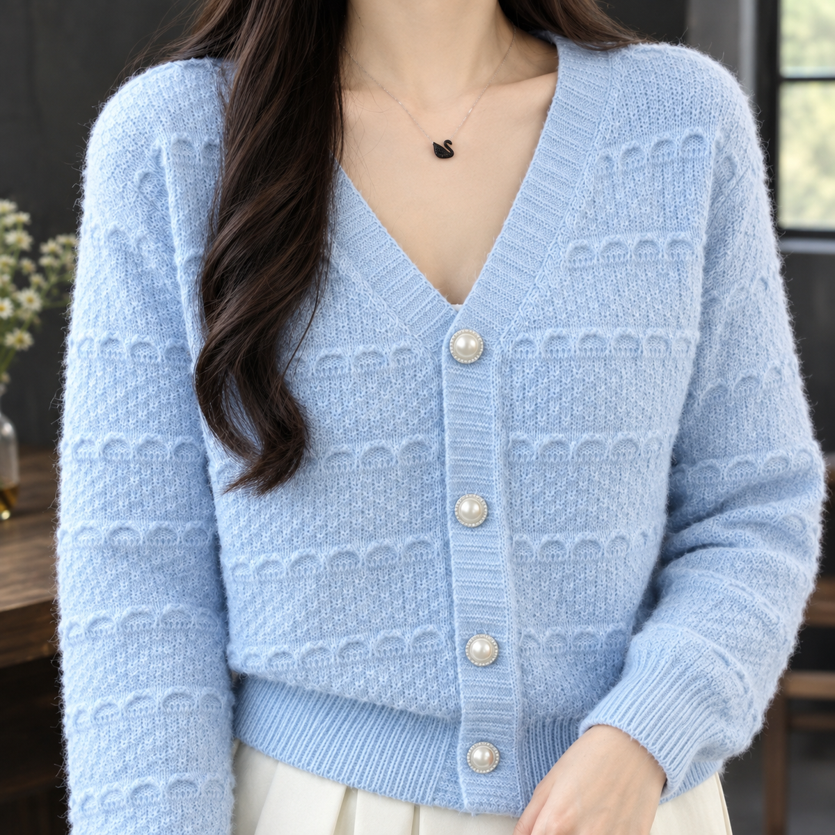 Alma Textured Cardigan - Lead Product Detail