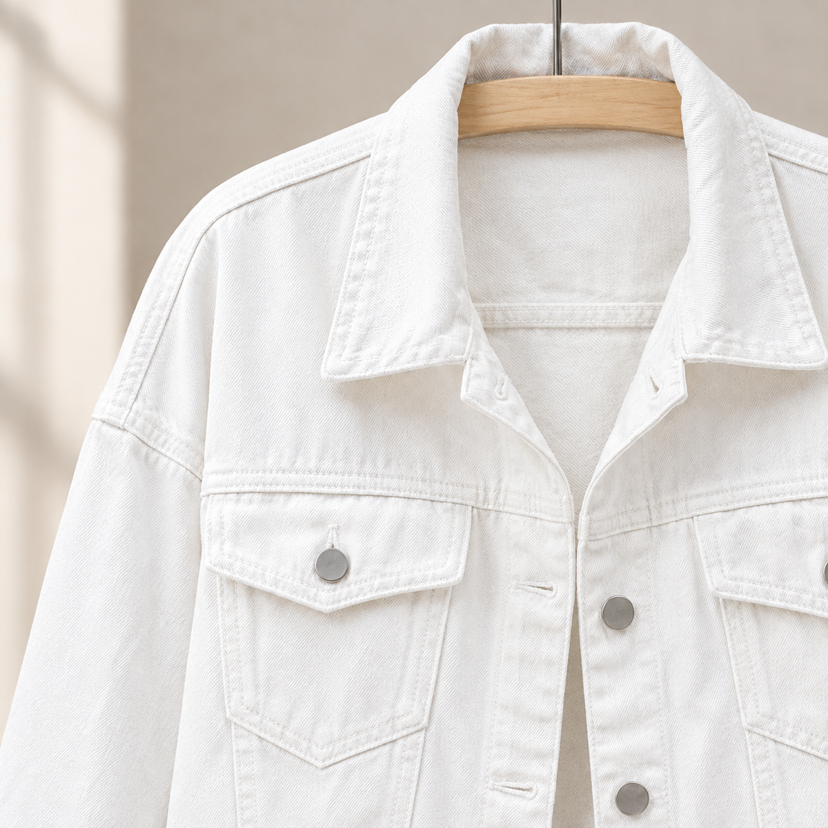 Nicolette Denim Overshirt - Lead Product Detail