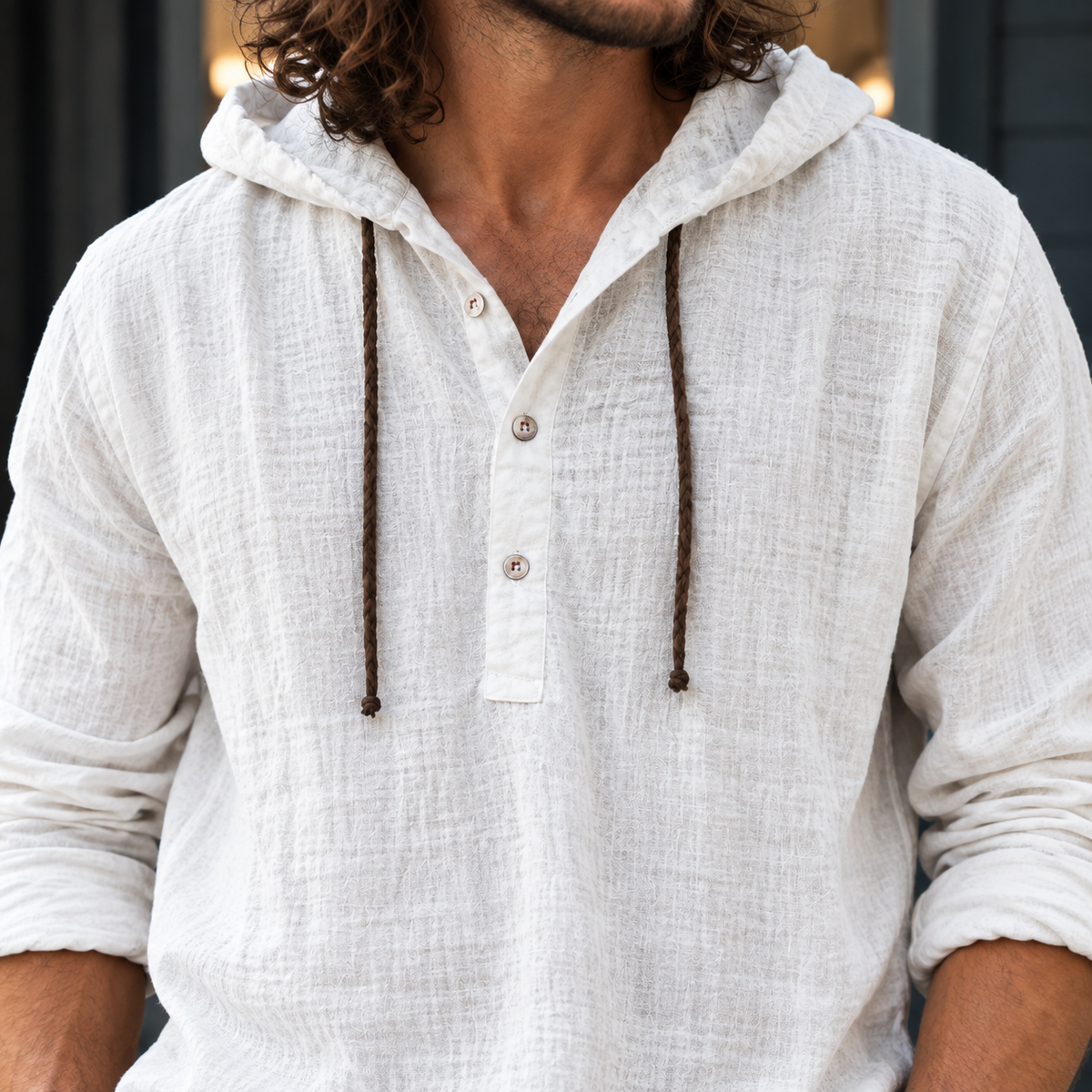 Herbert Hooded Henley - Lead Product Detail