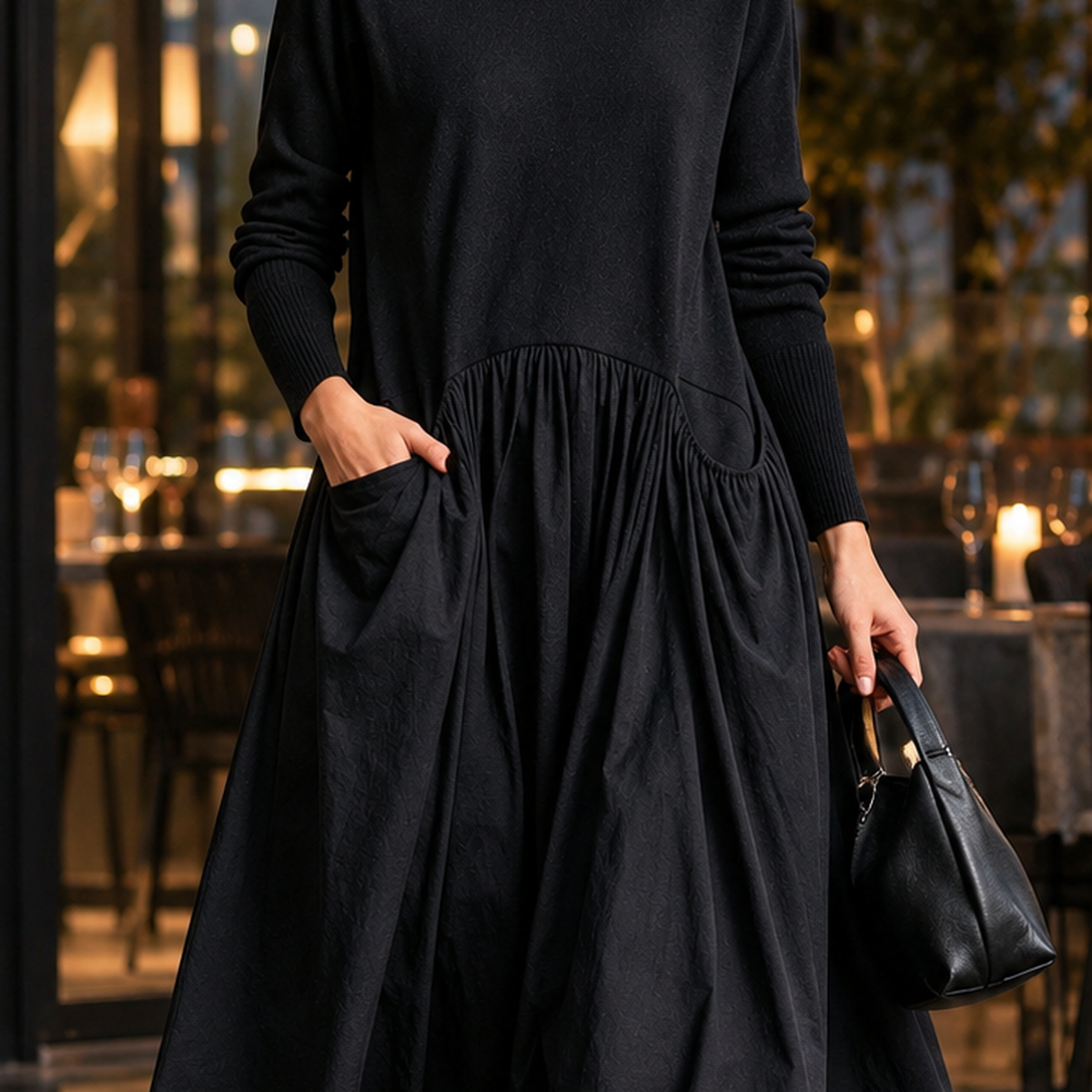 Melisande Cocoon Maxi Dress - Lead Product Detail