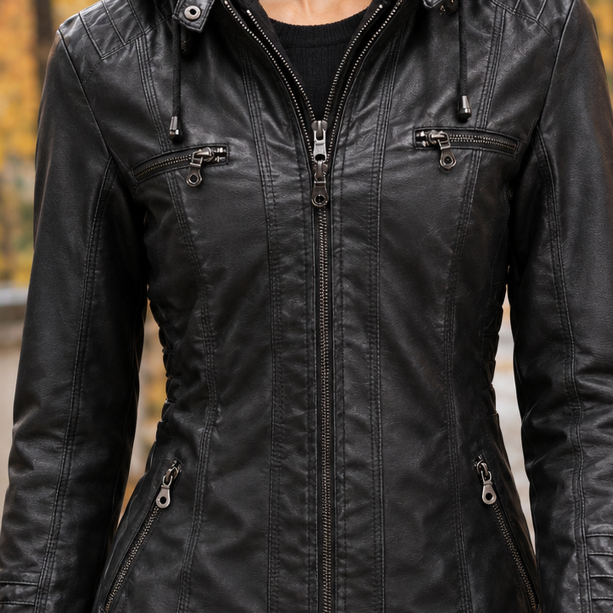 Ernestine Hooded Jacket - Lead Product Detail