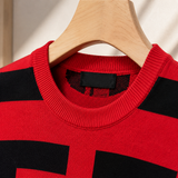 Theo Geometric Knit Top - Lead Product Detail