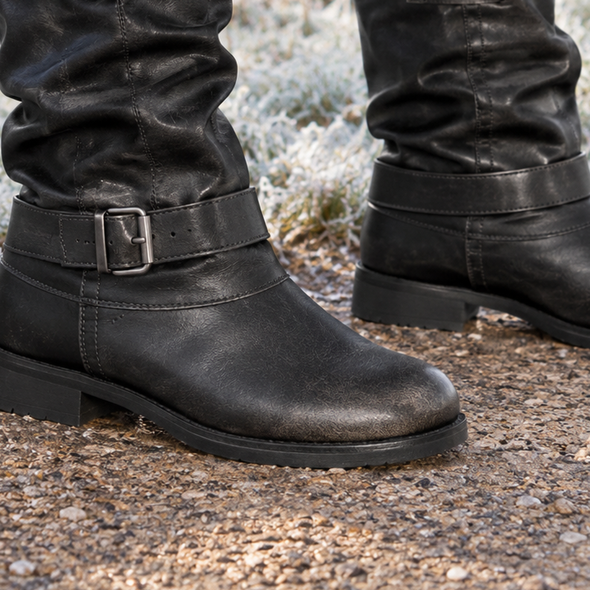 Cattaneo Buckle Boots - Lead Product Detail