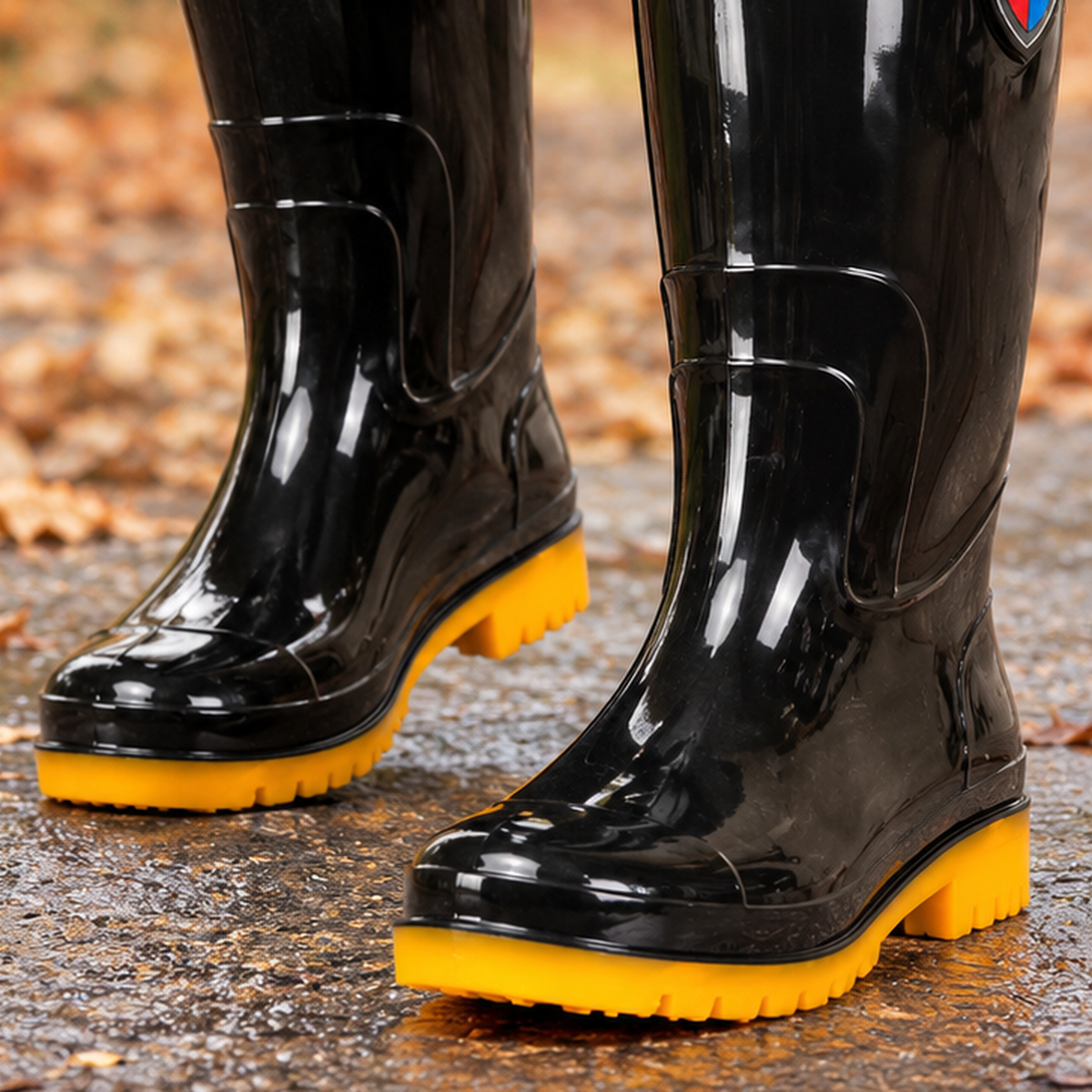 Messina High Rain Boots - Lead Product Detail