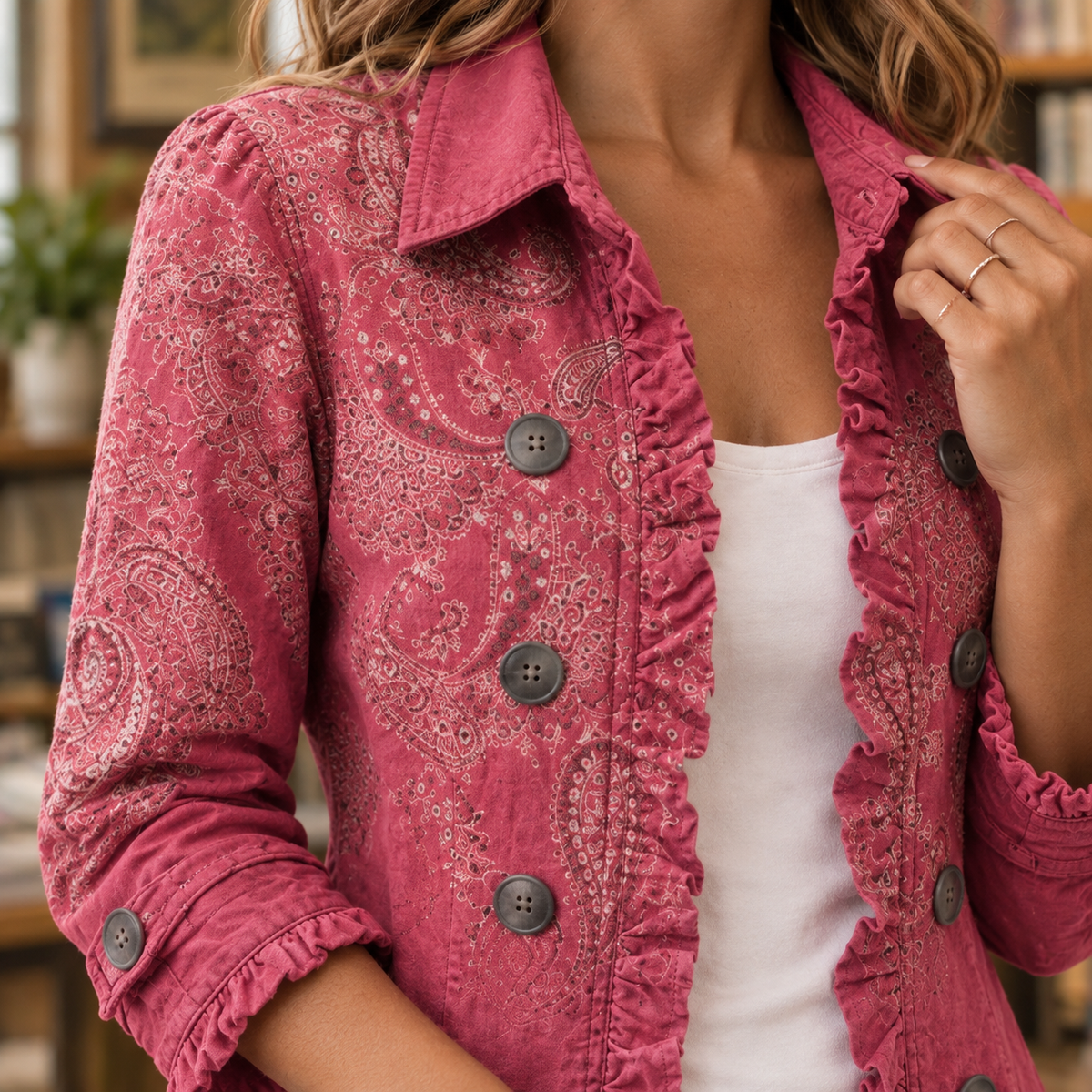 Celine Paisley Jacket - Lead Product Detail