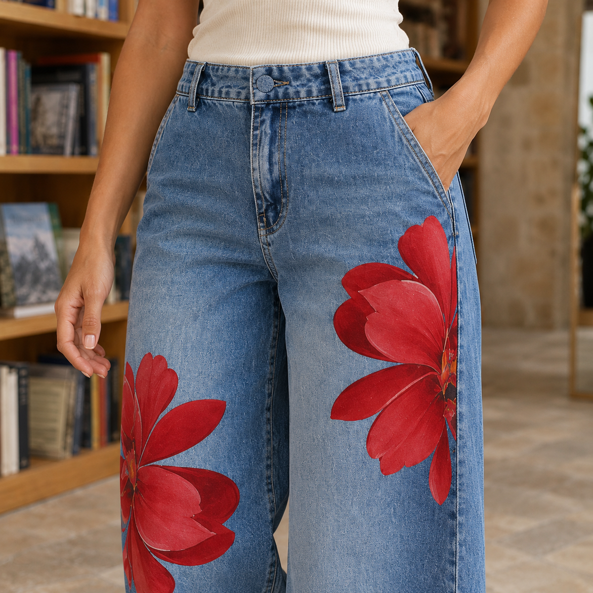 Tabitha Floral Wide Leg Pants - Lead Product Detail