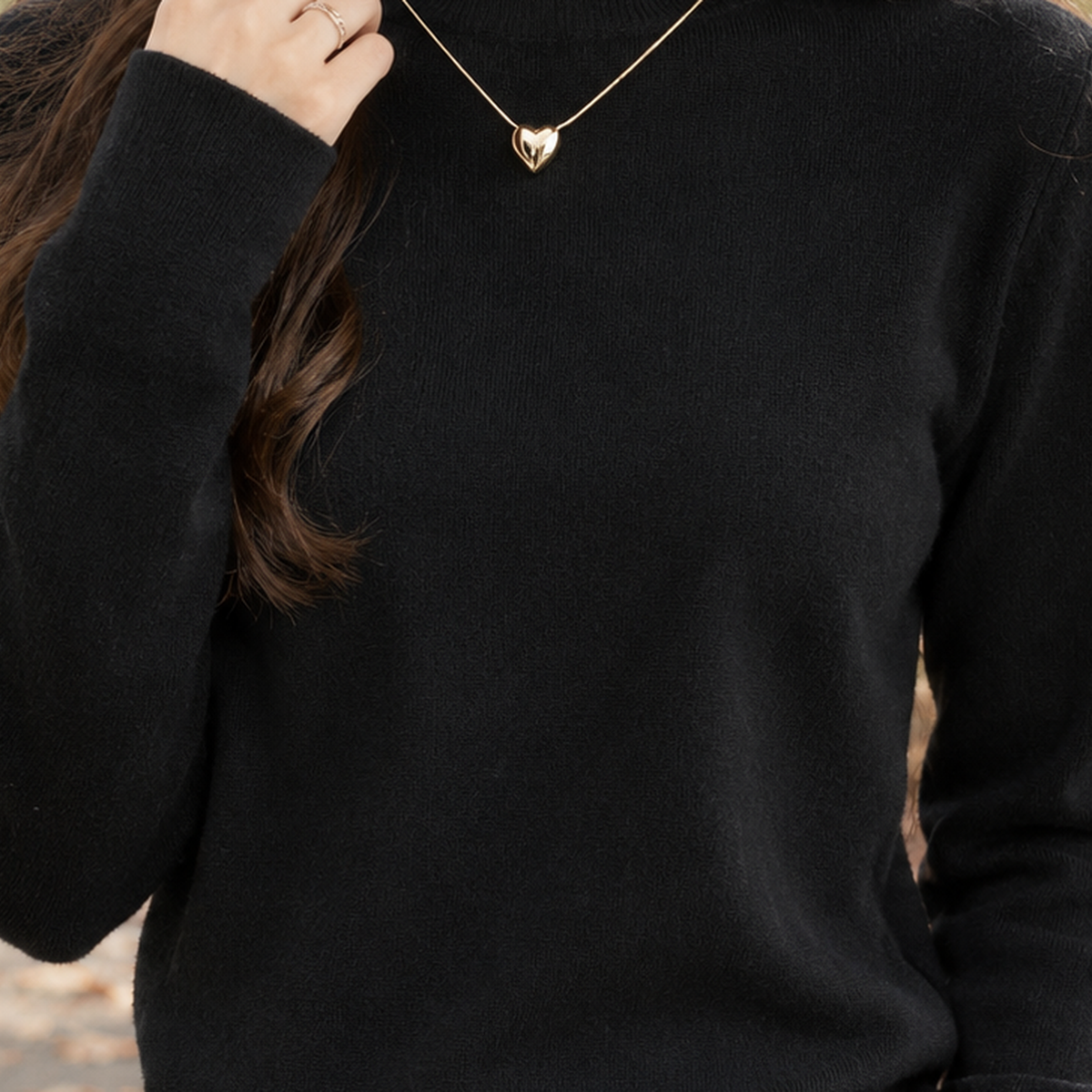 Faye Mock Neck Sweater - Lead Product Detail