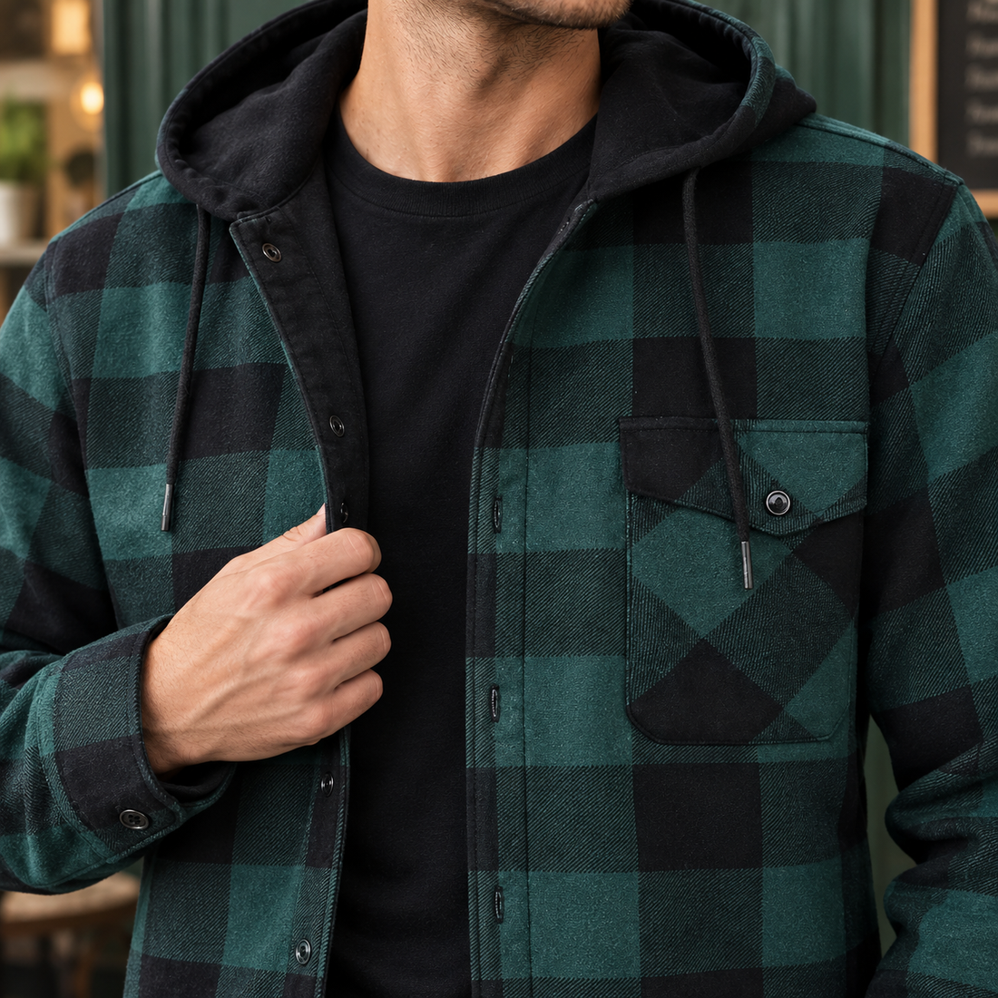 Otis Plaid Jacket - Lead Product Detail
