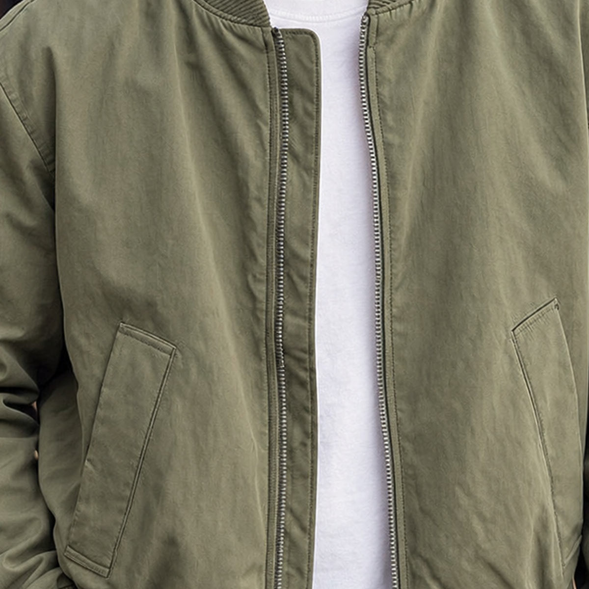 Reece Bomber Jacket - Lead Product Detail