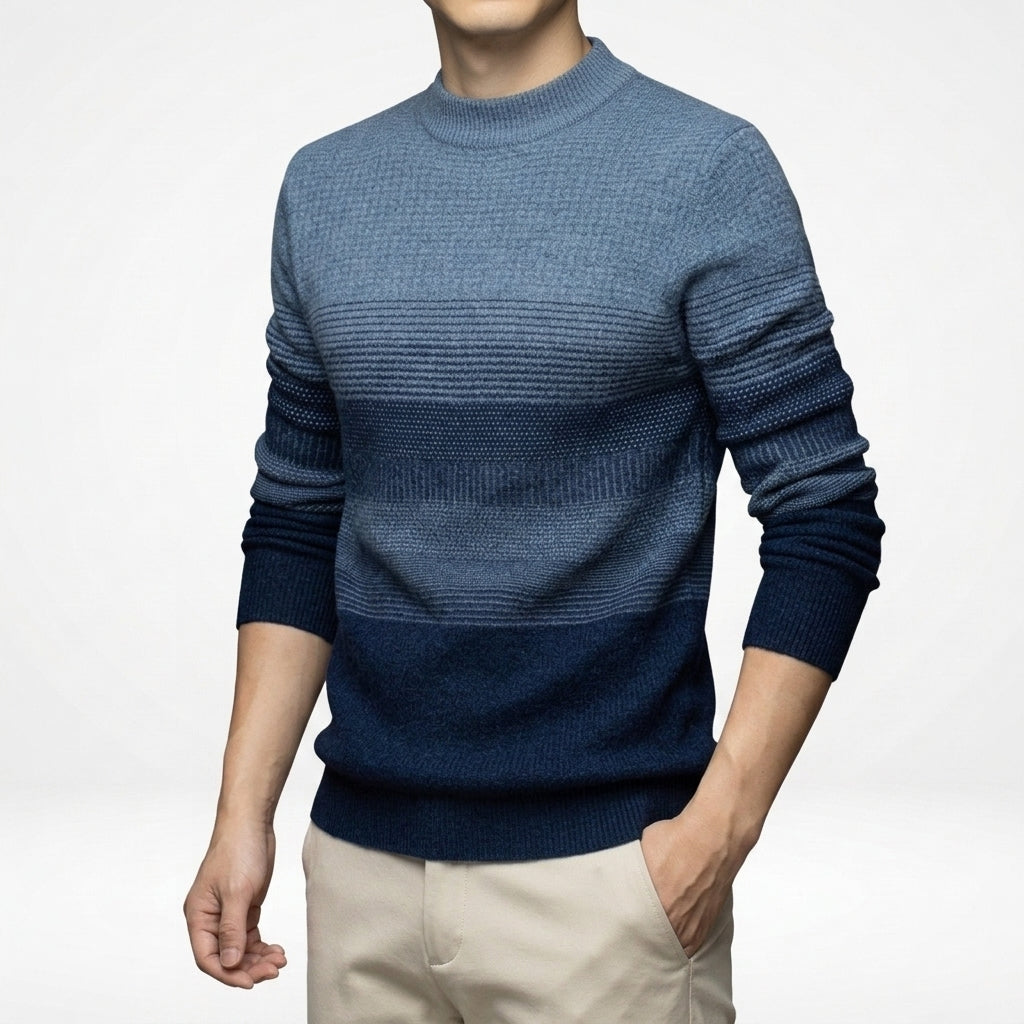 Lucian Gradient Sweater - Lead Alternate View