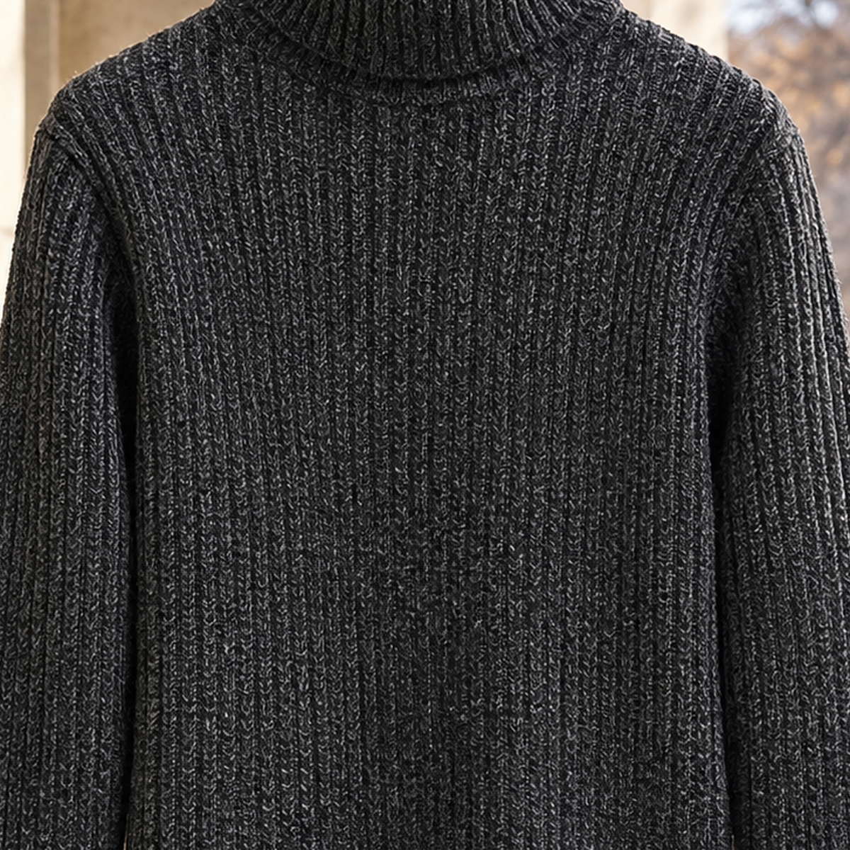 Aubin Ribbed Turtleneck Sweater - Lead Product Detail