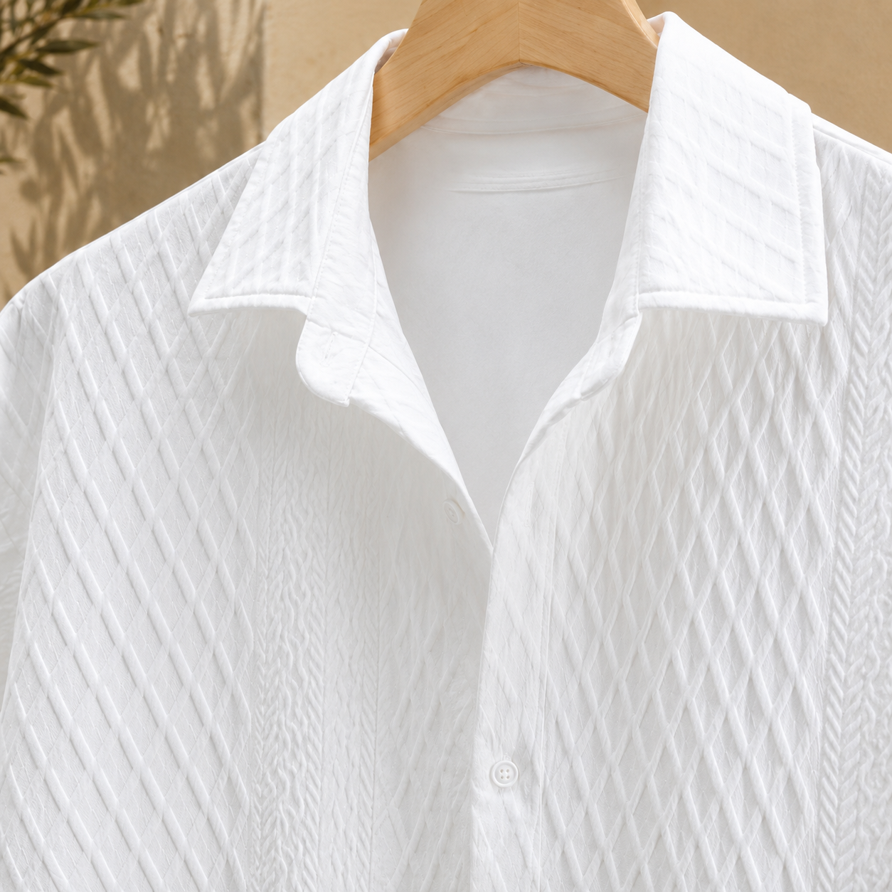 Wesley Textured Shirt - Lead Product Detail