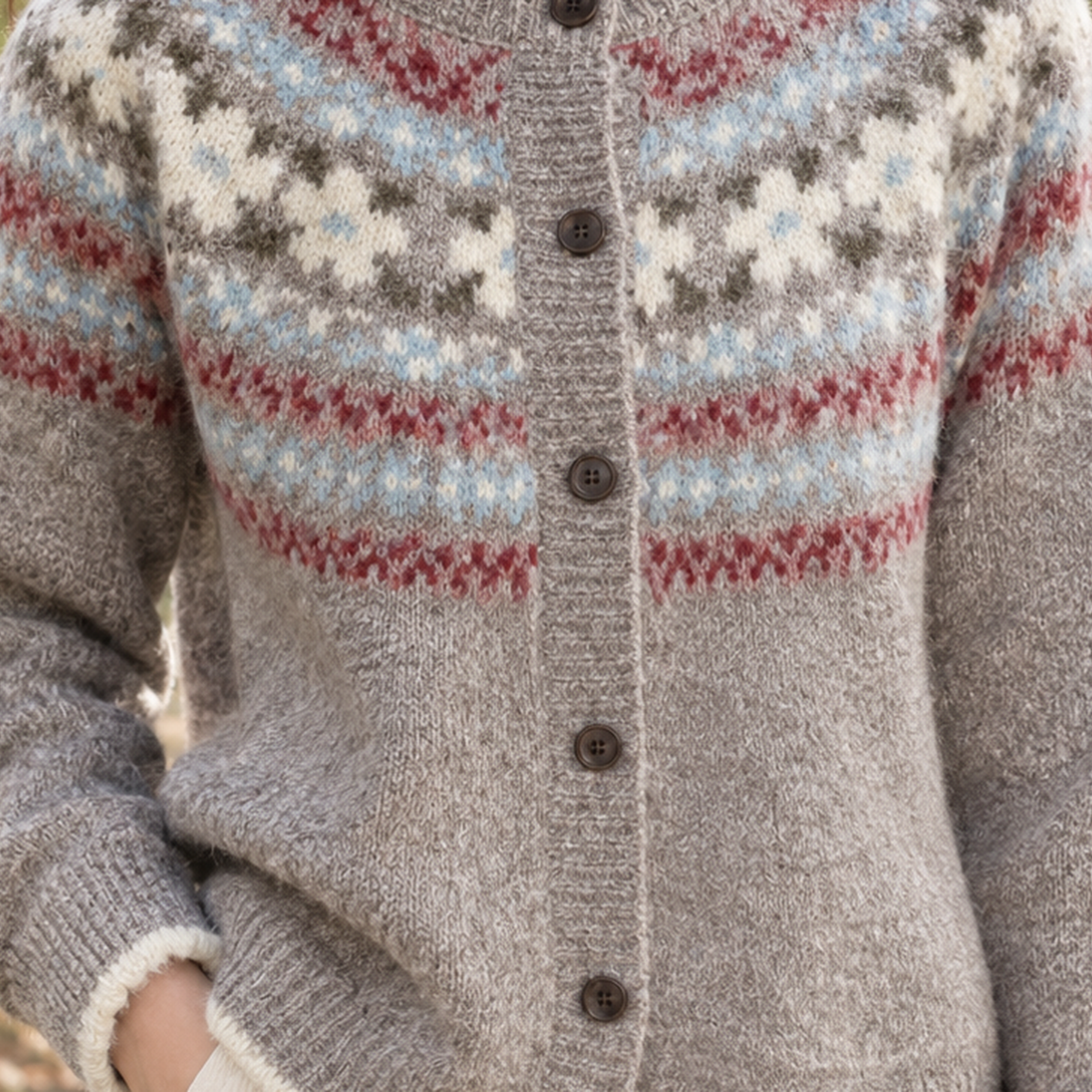 Letitia Fair Isle Cardigan - Lead Product Detail