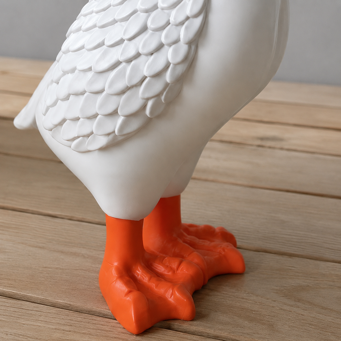 Torin White Goose Statue - Lead Product Detail