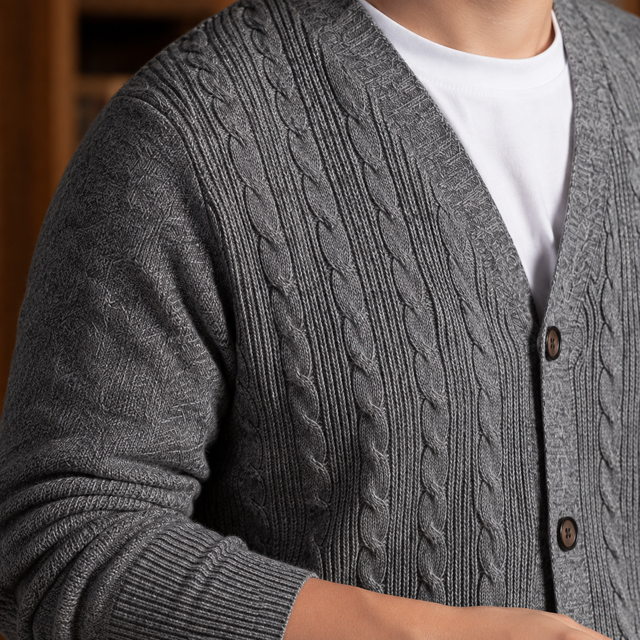 Maxim Cable Knit Sweater - Lead Product Detail
