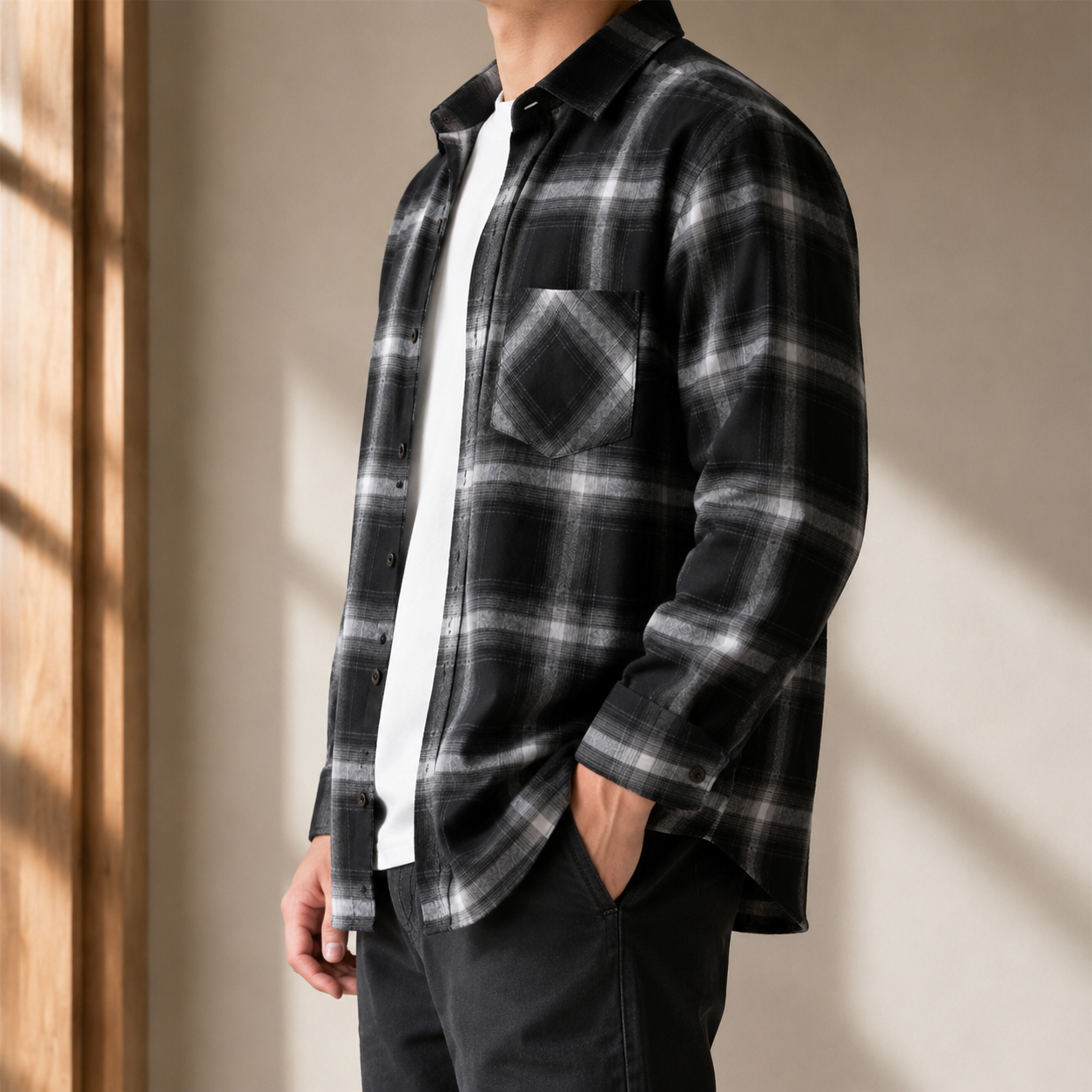Elias Plaid Jacket - Lead Alternate View