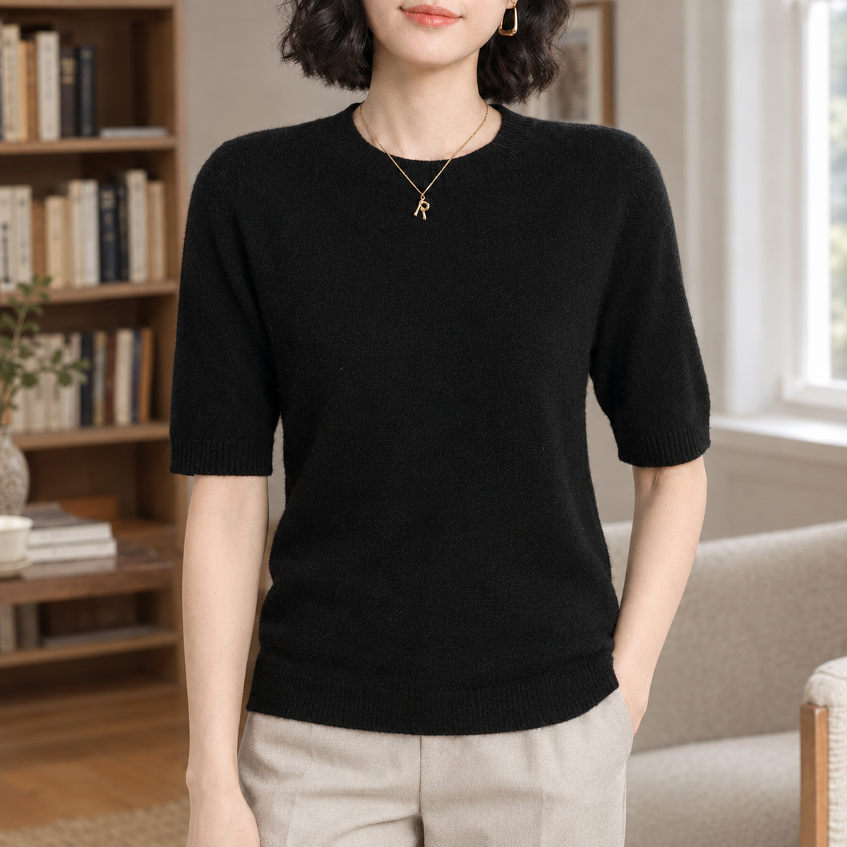 Gwendolen Crewneck Sweater - Lead Product Detail