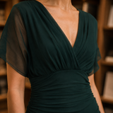 Oriana Wrap Maxi Dress - Lead Product Detail