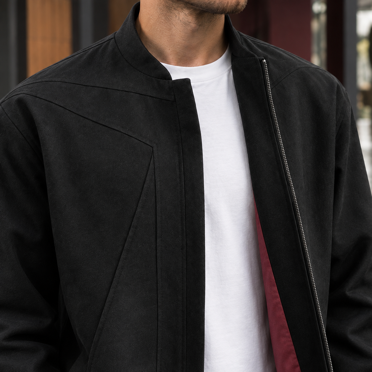 Connor Asymmetric Jacket - Lead Product Detail
