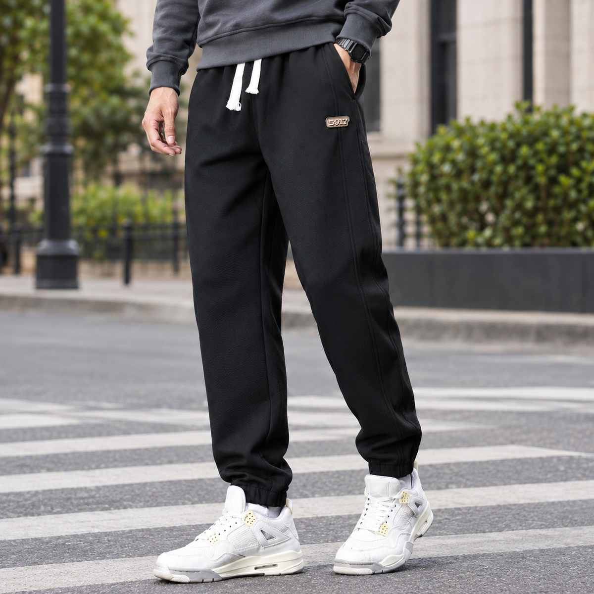 Harrison Tapered Jogger Pants - Lead Product Detail