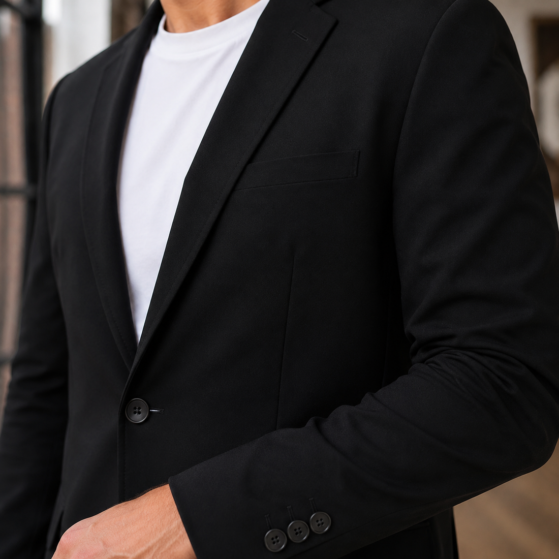 Beckett Notch Lapel Blazer - Lead Product Detail