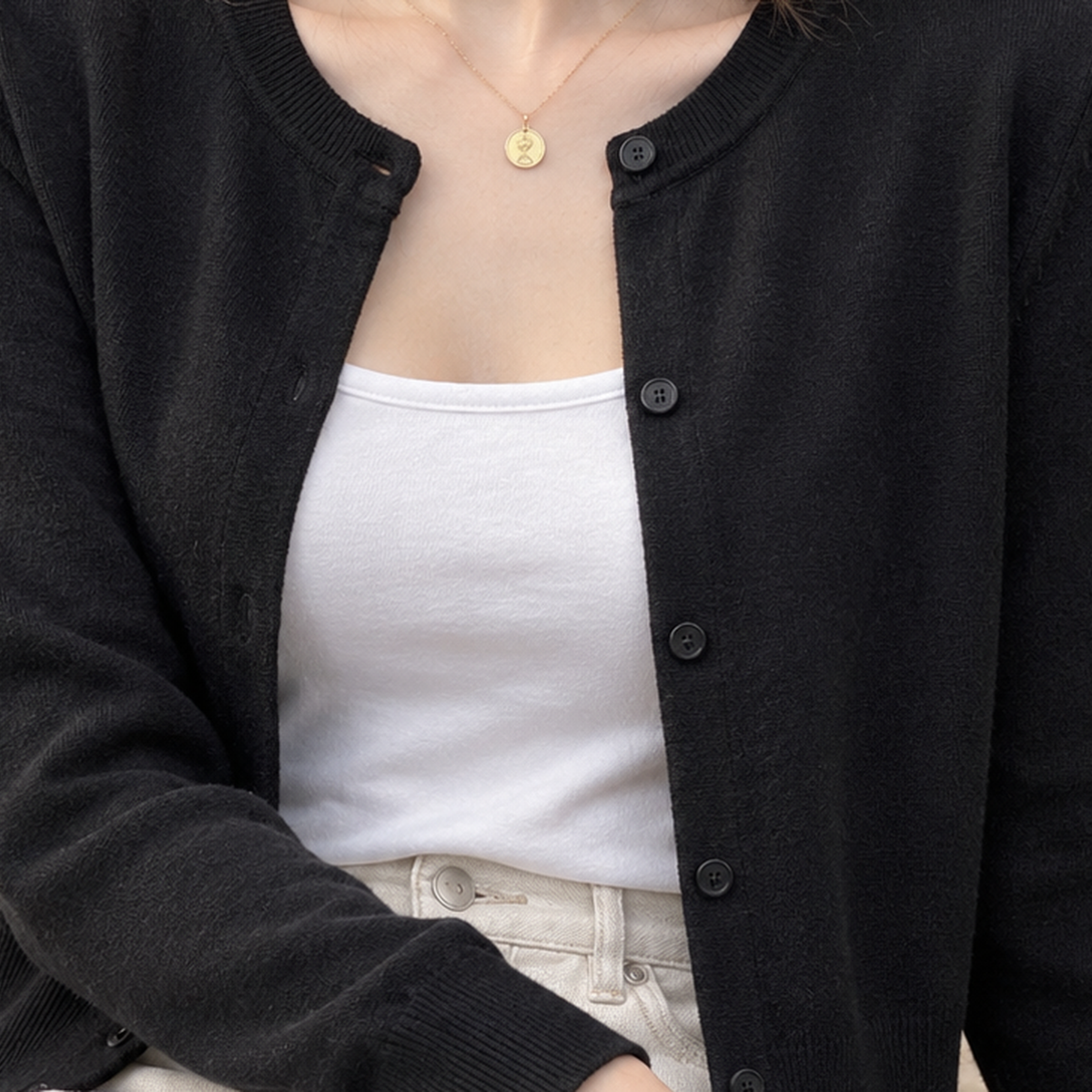 Clarisse Silk Cardigan - Lead Product Detail