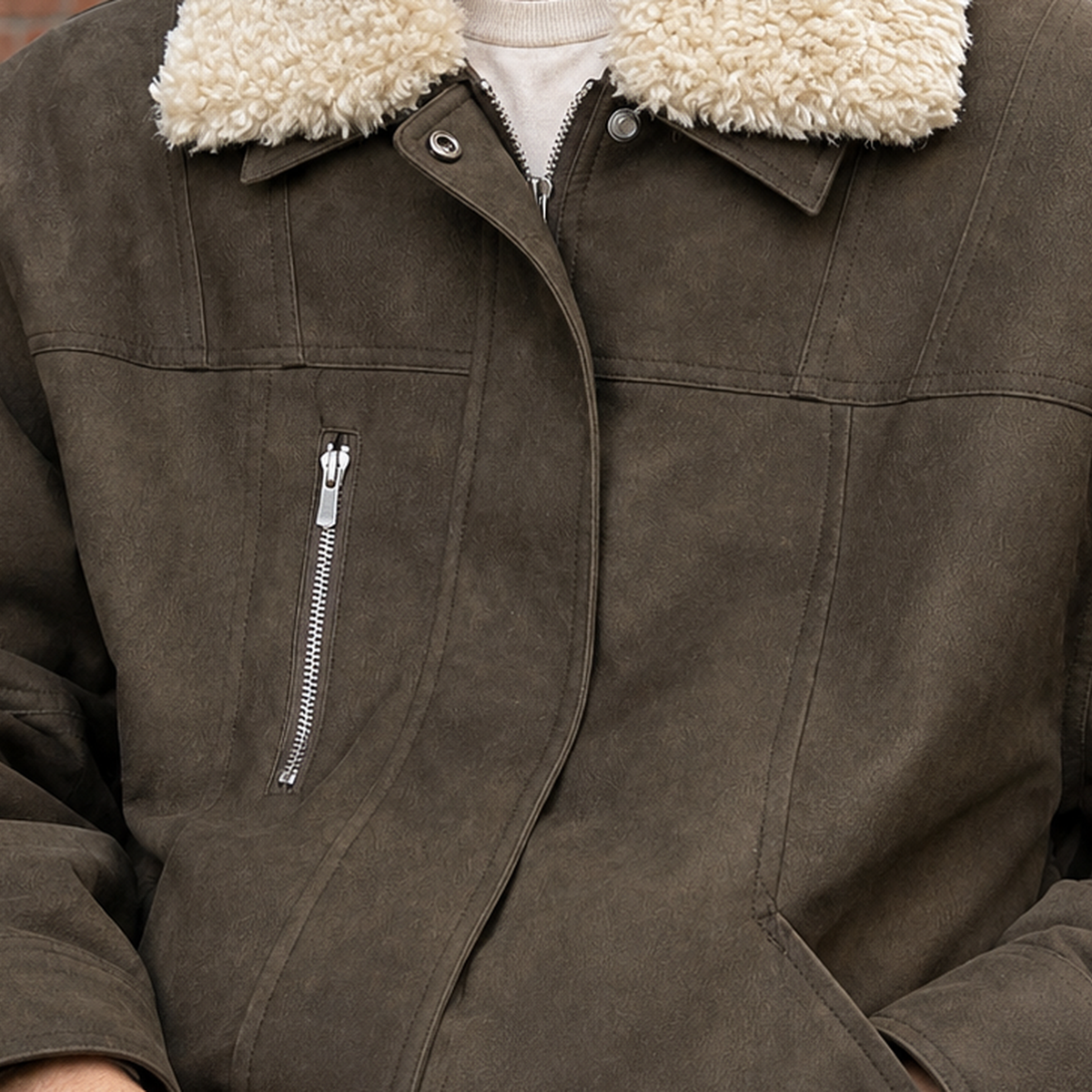 Lambert Aviator Jacket - Lead Product Detail