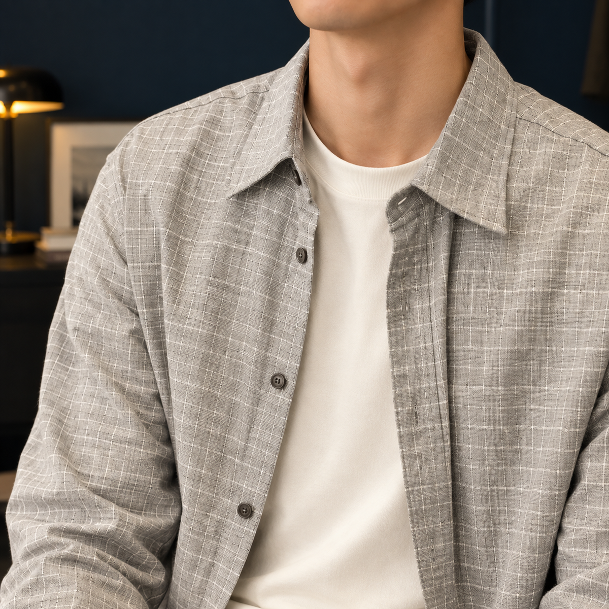 Frederick Plaid Overshirt - Lead Product Detail
