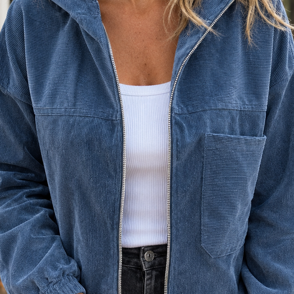 Gwendolyn Corduroy Jacket - Lead Product Detail