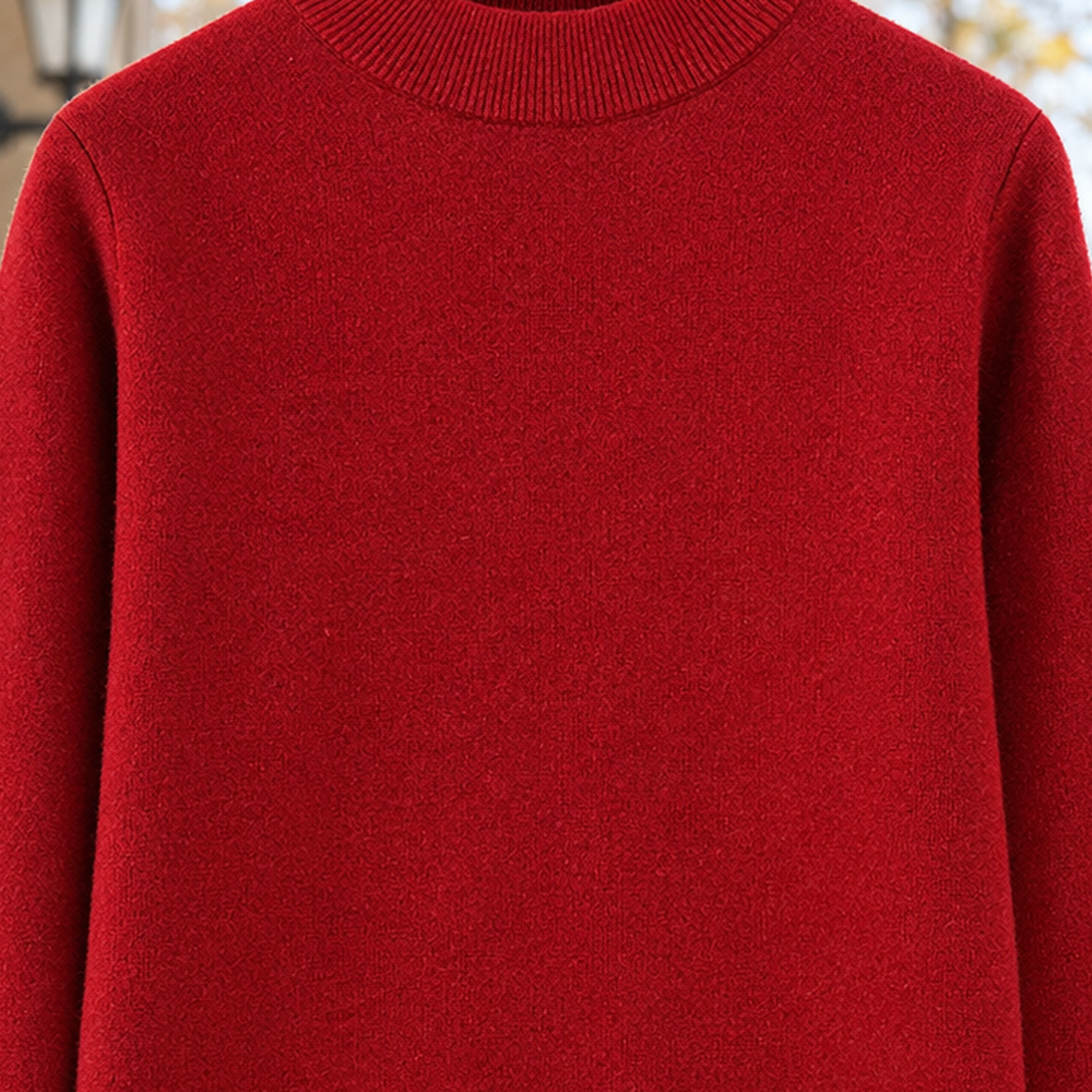 Eliza Mock Neck Sweater - Lead Product Detail