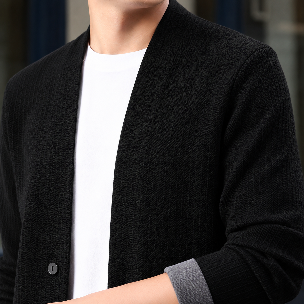 Vaughn Textured Jacket - Lead Product Detail