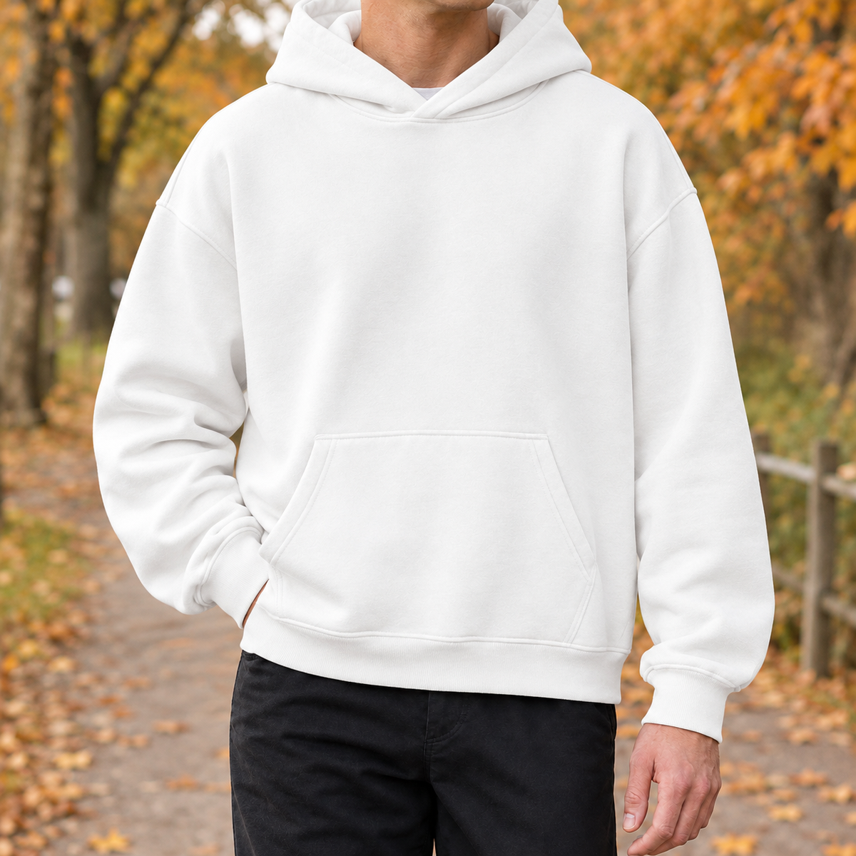 Christopher-Reid Heavyweight Hoodie - White