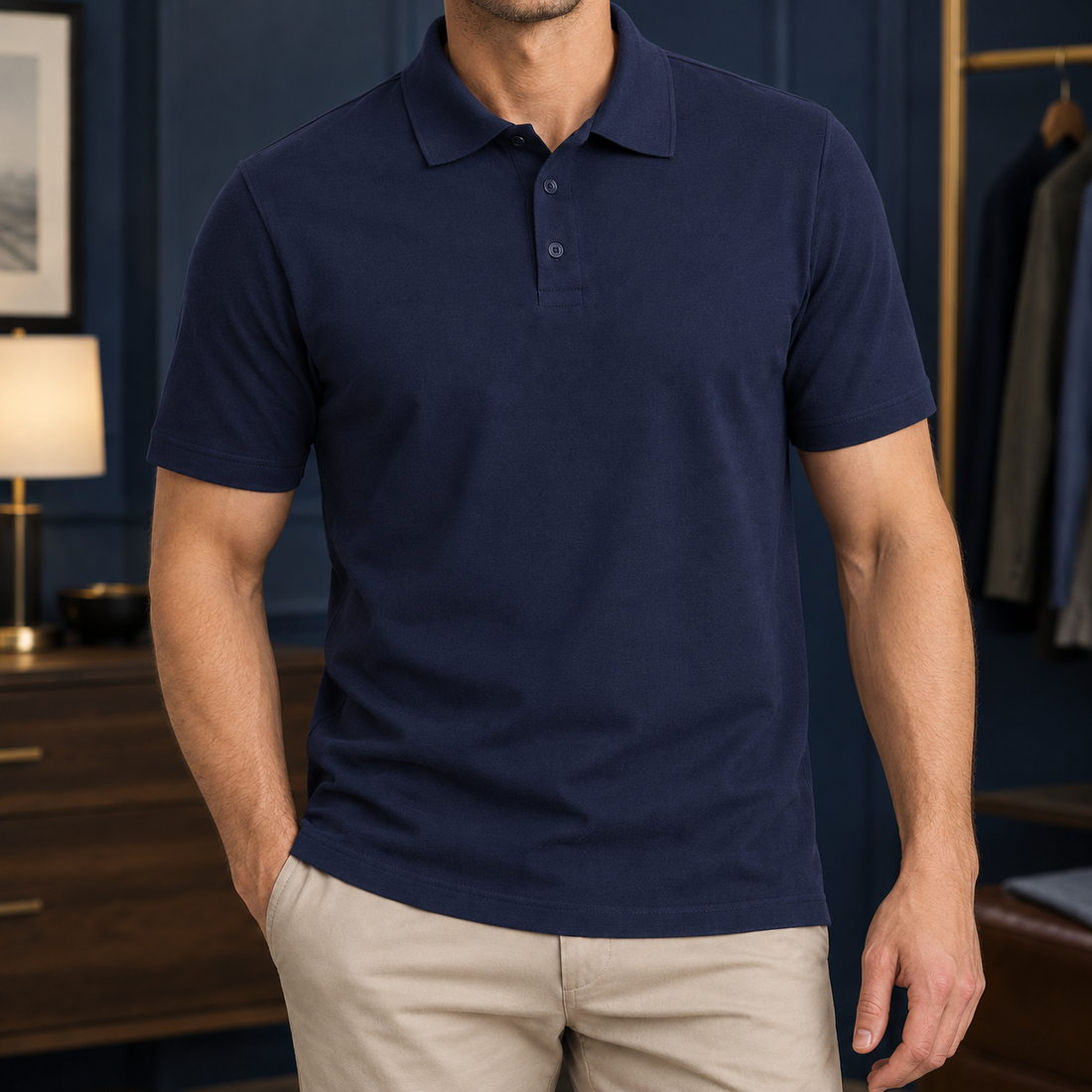 Clement Classic Polo - Navy